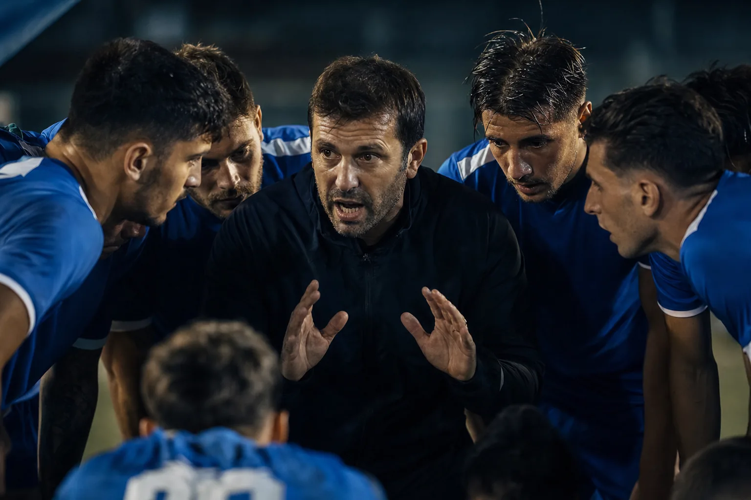 Coach team talk