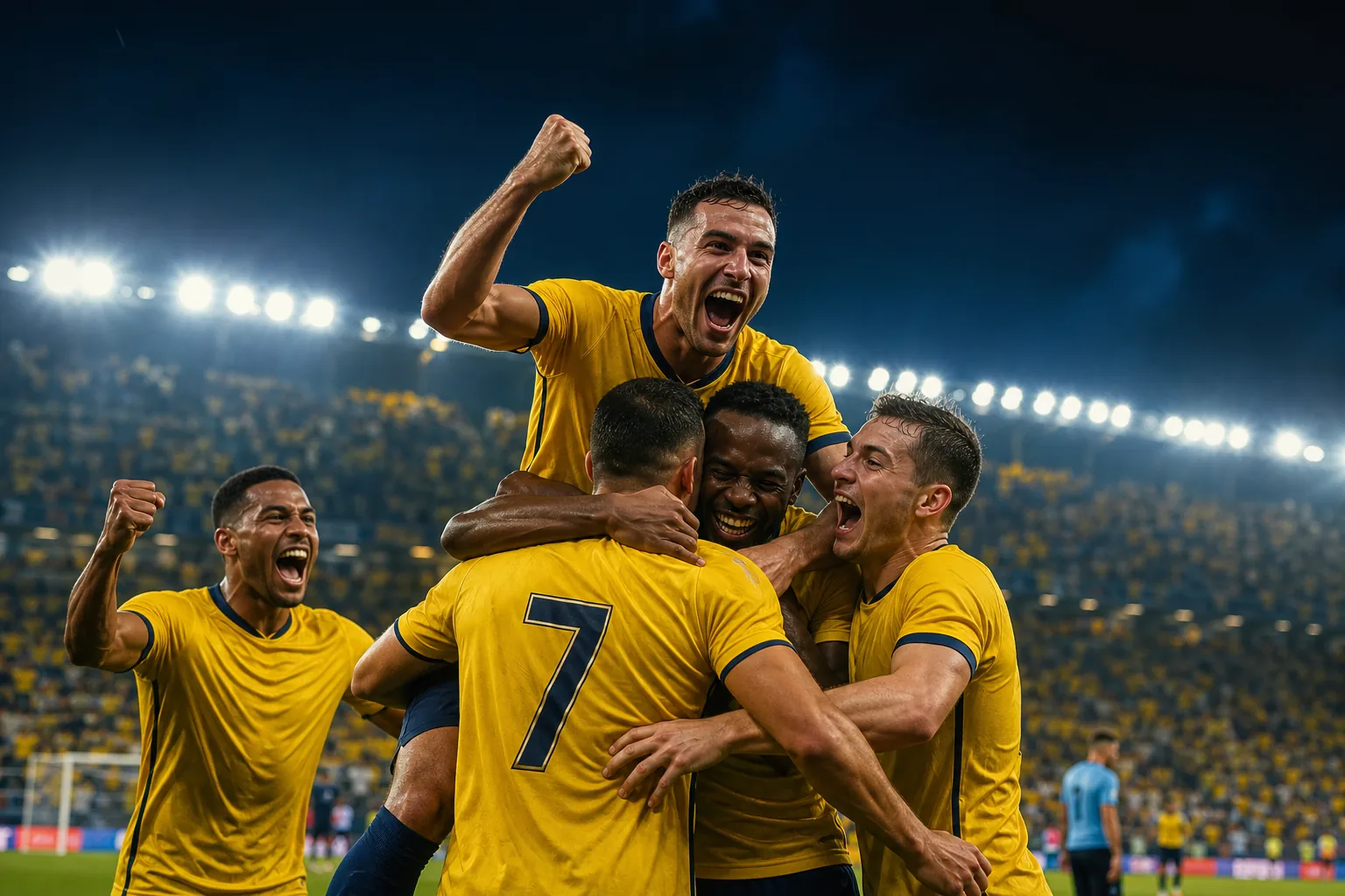 Sports victory celebration